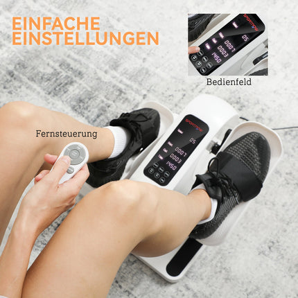 Under-Desk Electric Elliptical Trainer, 12 Speeds, 7 Resistance Levels