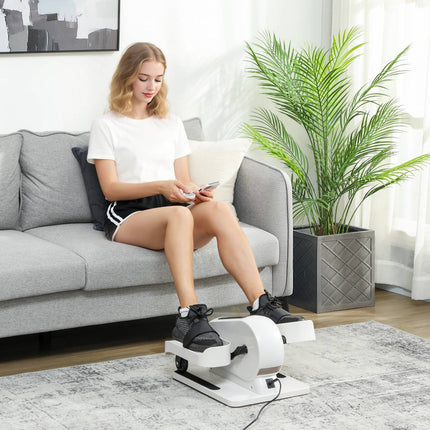 Under-Desk Electric Elliptical Trainer, 12 Speeds, 7 Resistance Levels