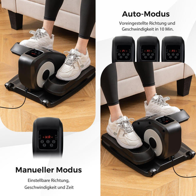 Under-Desk Electric Elliptical Trainer for Seniors, Quiet Fitness Device