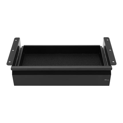 Under Desk Slide-Out Drawer, 16-Inch Steel, Black