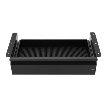 Under Desk Slide-Out Drawer, 16-Inch Steel, Black