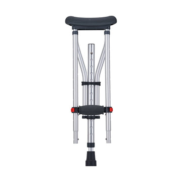 Underarm Crutches, 13-Level Adjustable Aluminum, 300 lb Pair