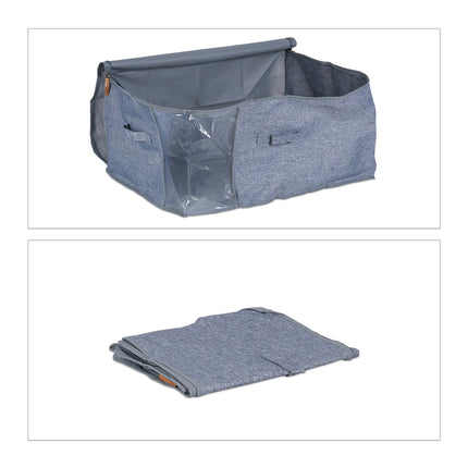 Underbed Storage Bags, Foldable with Zipper, 3-Pack