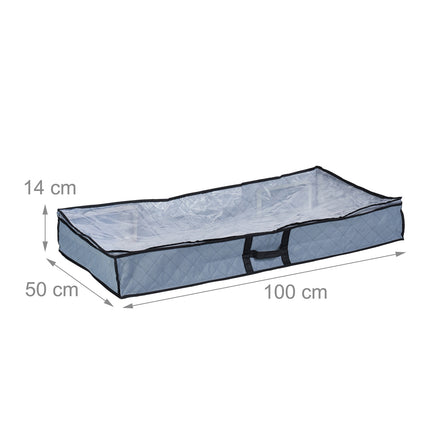 Underbed Storage Bags with Transparent Window, Set of 2