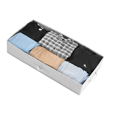 Underbed Storage Bins With Lids, 48L Gray, 2 Pack