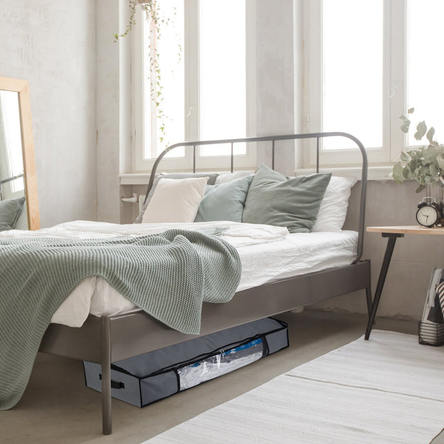 Underbed Storage Boxes with Vacuum Bags, Foldable