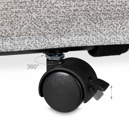 Underbed boxes with wheels, 2-pack