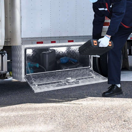 Underbody Truck Tool Box 36 x 17 x 18 in Aluminum Lockable