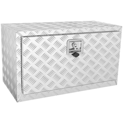 Underbody Truck Tool Box, Aluminum, 30x14x16 in, Lock