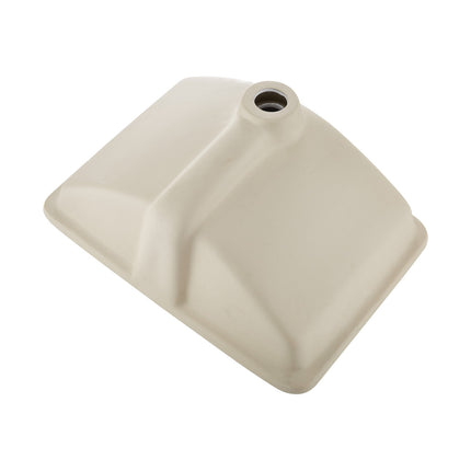 Undermount Bathroom Sink, White Ceramic 530 x 375 mm, Overflow