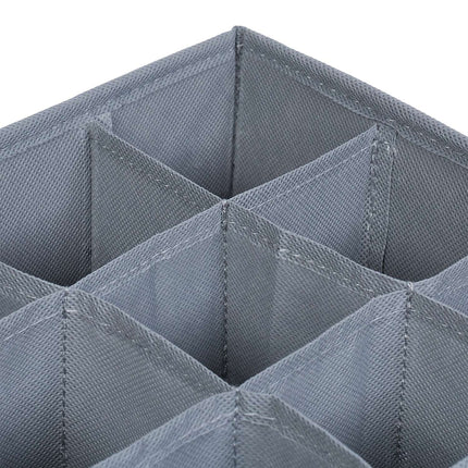 Underwear Drawer Organisers, Set of 4 with 16 Compartments