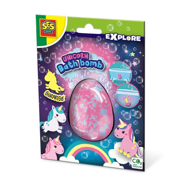 Unicorn Bath Bomb with Surprise Toy Inside for Kids