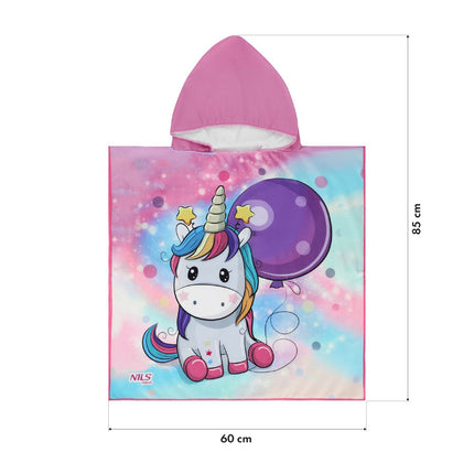 Unicorn Poncho Towel for Kids – Soft, Quick-Dry