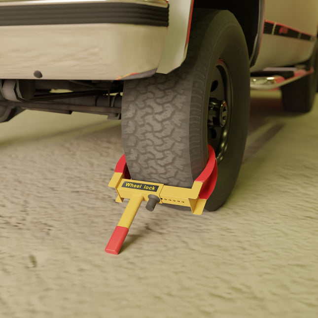 Universal Car Wheel Lock – Adjustable Anti-Theft Clamp