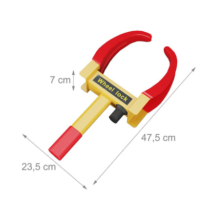 Universal Car Wheel Lock – Adjustable Anti-Theft Clamp