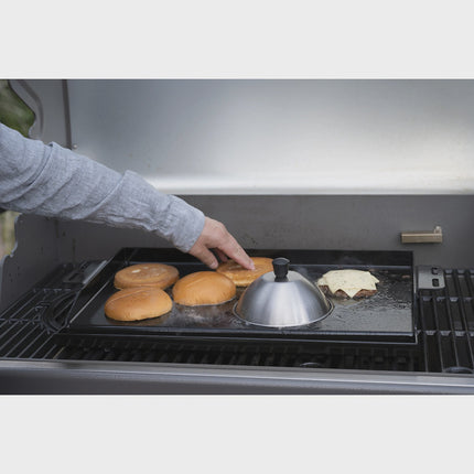 Universal Griddle 55x36cm, Enameled Steel for Gas Grills