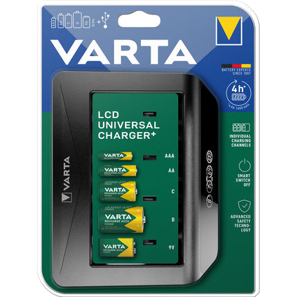 Universal LCD Battery Charger for AA, AAA, C, D, 9V