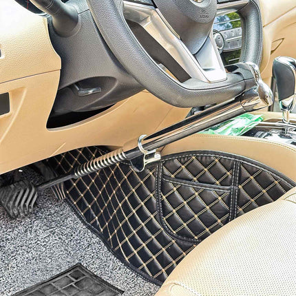 Universal Vehicle Steering Wheel and Pedal Lock