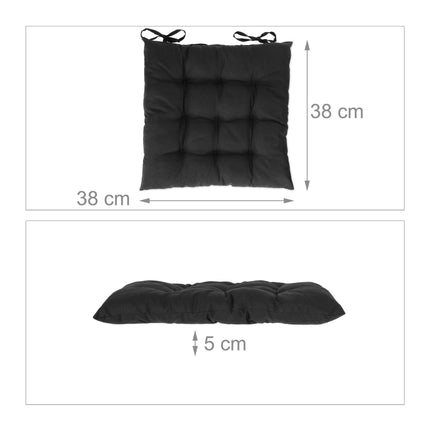 Upholstery black set of 4