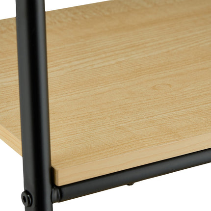 Upholstery with shelves