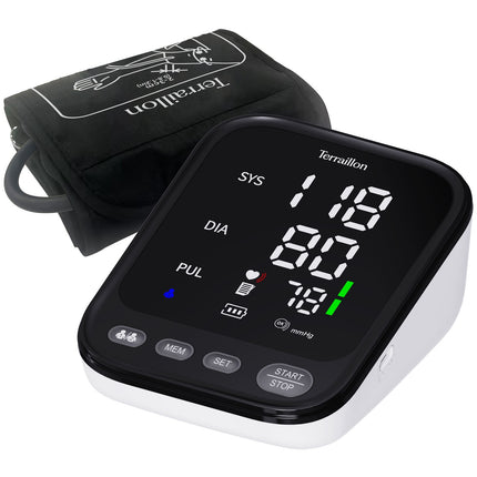 Upper Arm Blood Pressure Monitor, Large LED Display