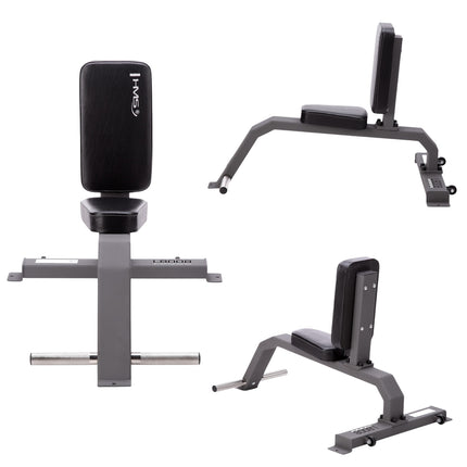 Upright Exercise Bench, Commercial Grade, Adjustable