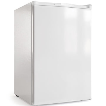 Upright Mini Freezer 85 L with Reversible Door, Adjustable Temperature, White