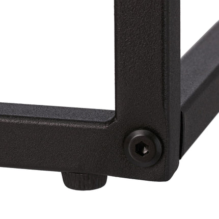 U-shaped material mix side table