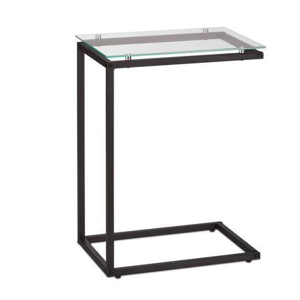 U-shaped material mix side table