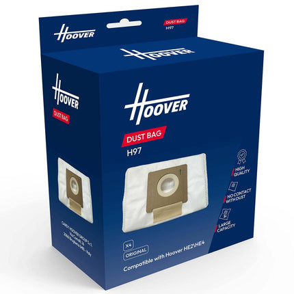 Vacuum Bags H97 for HE2/HE4/HF3, 4-Pack
