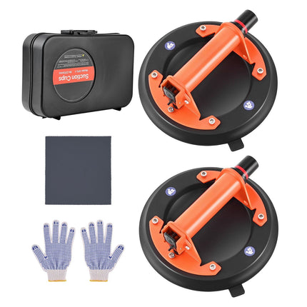 Vacuum Glass Lifter, 8-Inch, 195 kg, 2-Pack Case