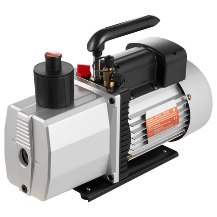 Vacuum Pump, 8 CFM Two-Stage Rotary Vane, 3/4 HP
