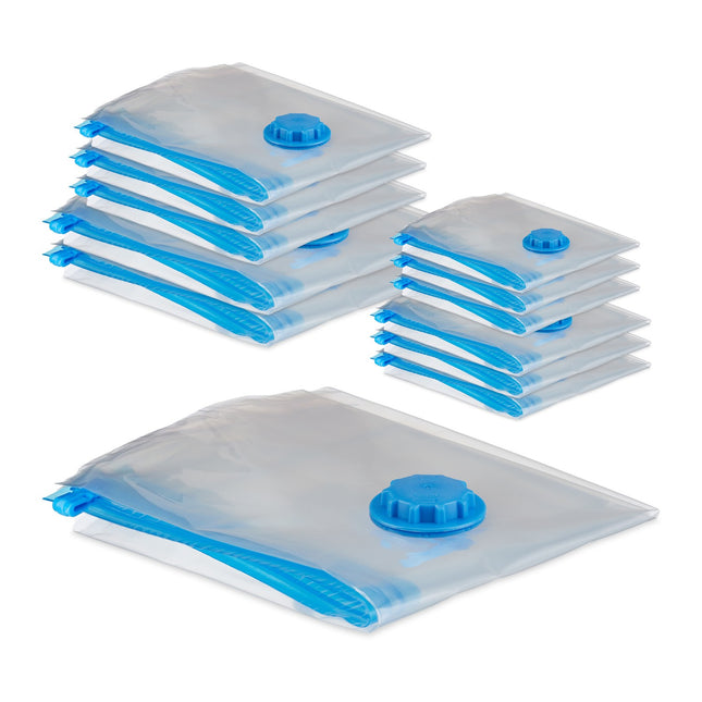 Vacuümzakken, 12-pack, 4 maten