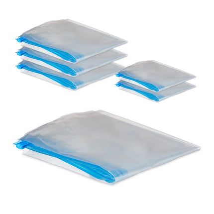 Vacuum Storage Bags – 6 Pack, Space-Saving, Travel-Friendly