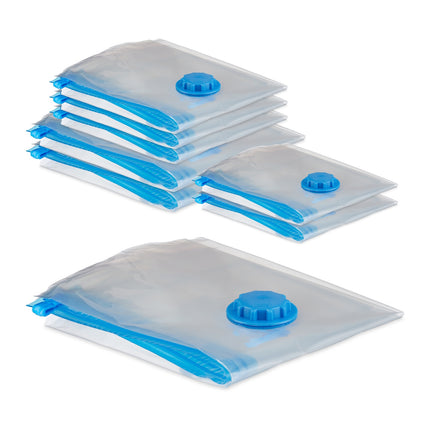 Vacuum Storage Bags, 8-Pack, 3 Sizes