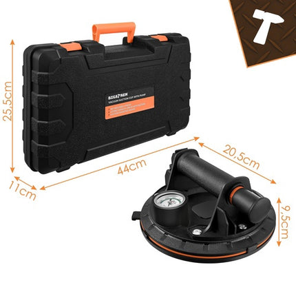 Vacuum Suction Cup Set with Pump, 200kg Capacity, 2 Pcs