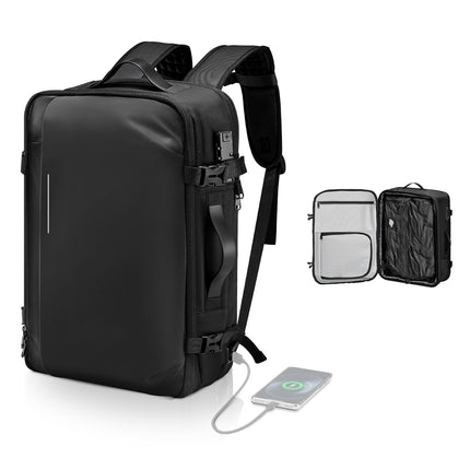 Vacuum Travel Backpack 65L – Expandable, TSA Lock
