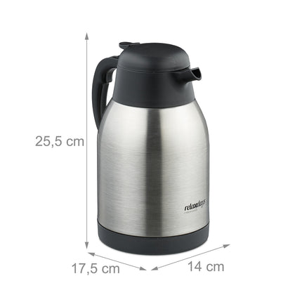 Vacuum jug in stainless steel 2 liters