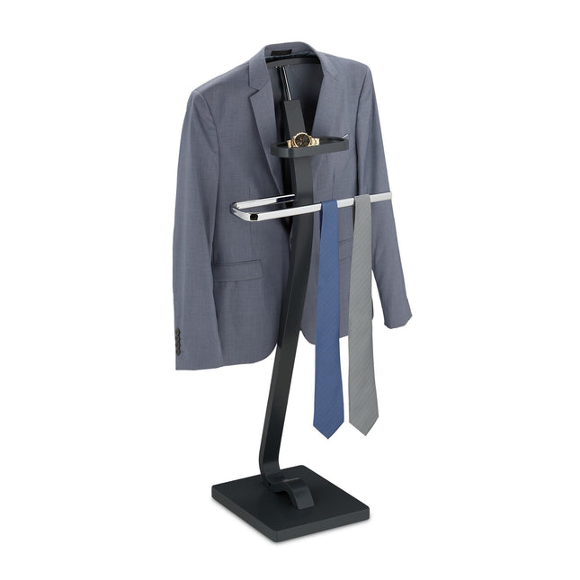 Valet Suit Stand met hanger en accessoireplank
