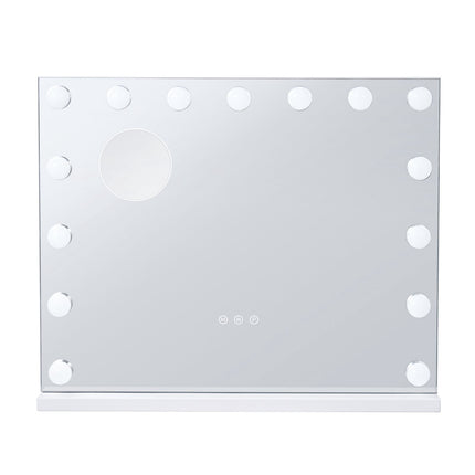 Vanity Mirror With Lights, USB, Wall-Mount, 58x46 cm