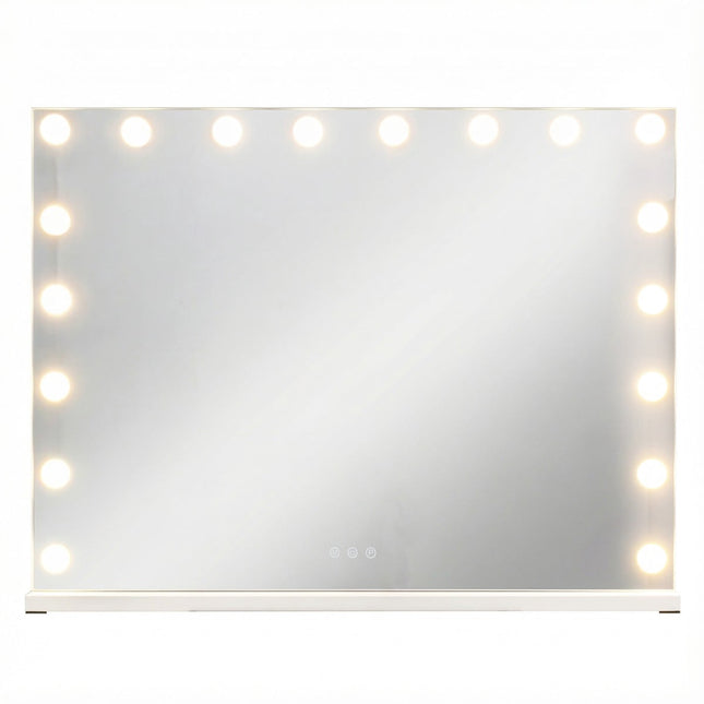 Vanity Mirror with Lights, 3 Colors, Adjustable Brightness