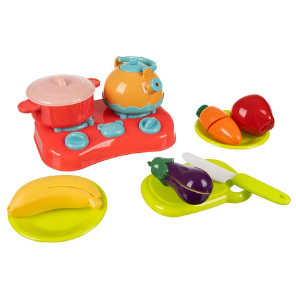 Vegetables and fruits for cutting with a basket 22877