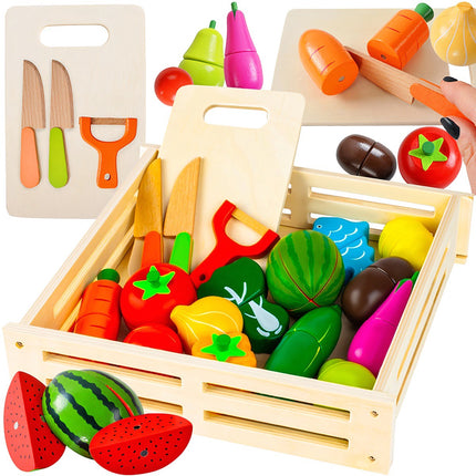 Vegetables wooden chopping board 21942