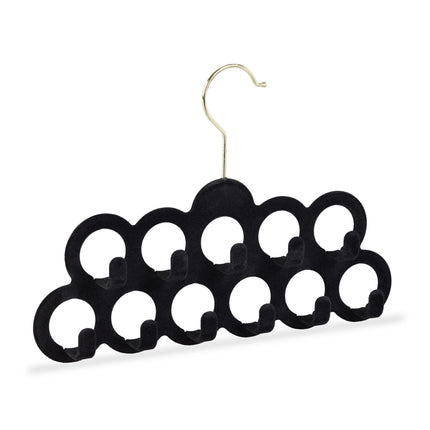 Velvet scarf holder