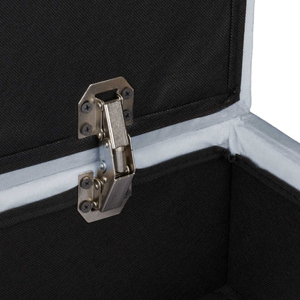 Velvet stool with storage