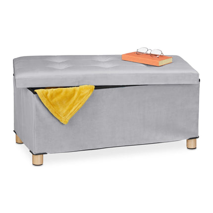 Velvet stool with tray