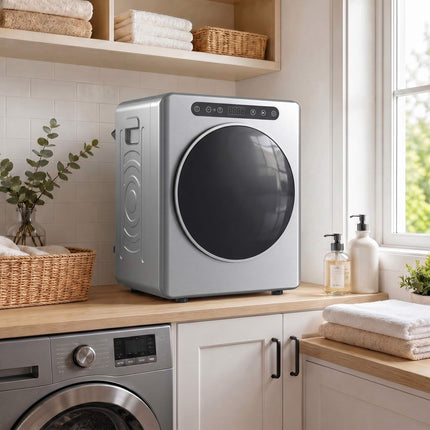 Vented Tumble Dryer 5kg, 1000W, Compact, Silver
