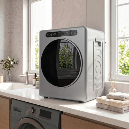 Vented Tumble Dryer 5kg, 1000W, Compact, Silver