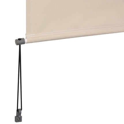 Balcony awning, Wind protection, Hand crank, 140x200cm