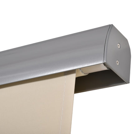 Balcony awning, Wind protection, Hand crank, 140x200cm